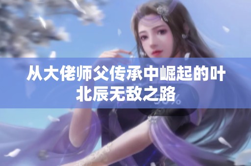 从大佬师父传承中崛起的叶北辰无敌之路