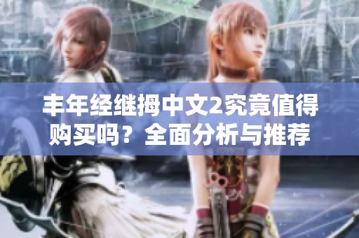 丰年经继拇中文2究竟值得购买吗？全面分析与推荐