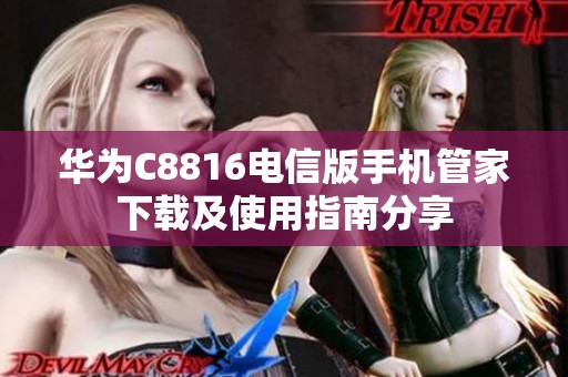华为C8816电信版手机管家下载及使用指南分享