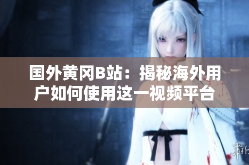 国外黄冈B站：揭秘海外用户如何使用这一视频平台