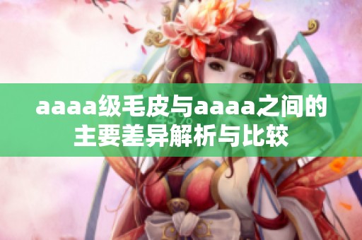 aaaa级毛皮与aaaa之间的主要差异解析与比较