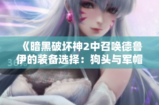 《暗黑破坏神2中召唤德鲁伊的装备选择：狗头与军帽的对比分析》