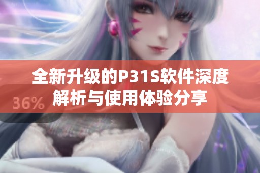 全新升级的P31S软件深度解析与使用体验分享