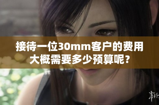 接待一位30mm客户的费用大概需要多少预算呢？