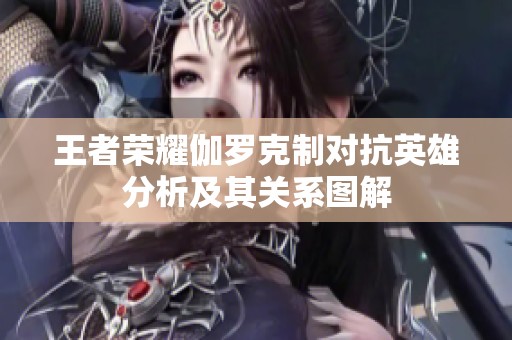 王者荣耀伽罗克制对抗英雄分析及其关系图解