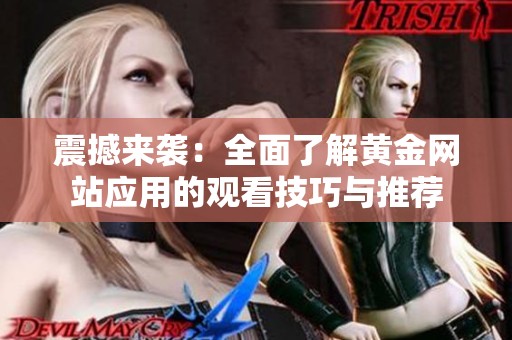 震撼来袭：全面了解黄金网站应用的观看技巧与推荐