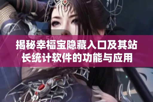 揭秘幸福宝隐藏入口及其站长统计软件的功能与应用