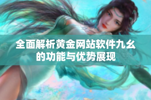 全面解析黄金网站软件九幺的功能与优势展现