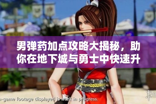 男弹药加点攻略大揭秘，助你在地下城与勇士中快速升级！