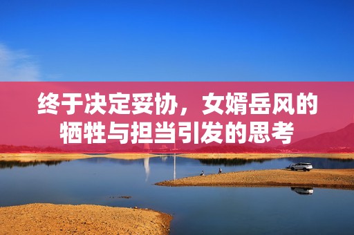 终于决定妥协，女婿岳风的牺牲与担当引发的思考