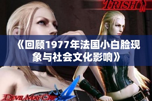 《回顾1977年法国小白脸现象与社会文化影响》