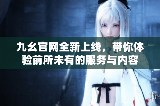 九幺官网全新上线，带你体验前所未有的服务与内容