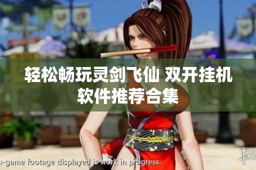 轻松畅玩灵剑飞仙 双开挂机软件推荐合集