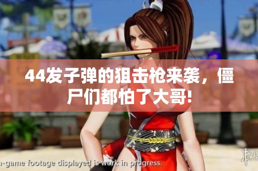 44发子弹的狙击枪来袭，僵尸们都怕了大哥!