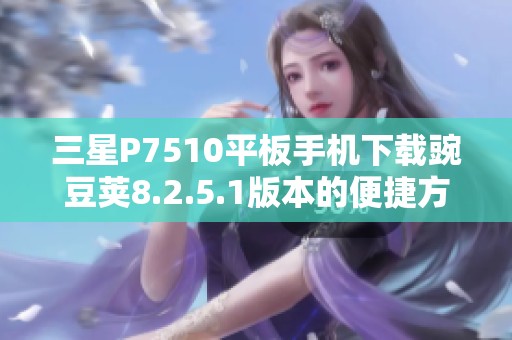 三星P7510平板手机下载豌豆荚8.2.5.1版本的便捷方法