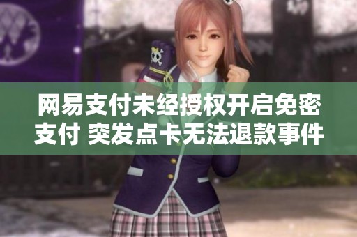 网易支付未经授权开启免密支付 突发点卡无法退款事件引发关注