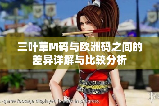 三叶草M码与欧洲码之间的差异详解与比较分析
