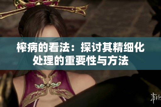 榨病的看法：探讨其精细化处理的重要性与方法