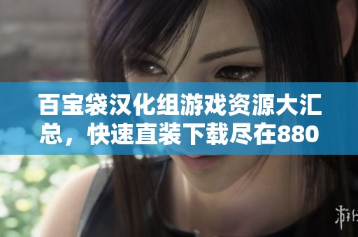 百宝袋汉化组游戏资源大汇总，快速直装下载尽在880手游网