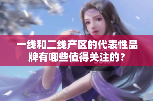 一线和二线产区的代表性品牌有哪些值得关注的？