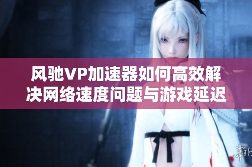 风驰VP加速器如何高效解决网络速度问题与游戏延迟困扰