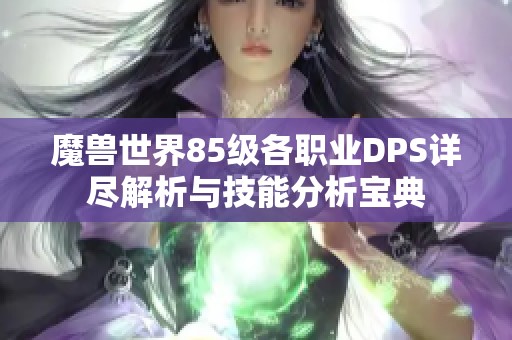 魔兽世界85级各职业DPS详尽解析与技能分析宝典