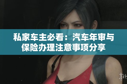 私家车主必看：汽车年审与保险办理注意事项分享