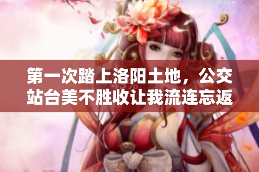 第一次踏上洛阳土地，公交站台美不胜收让我流连忘返