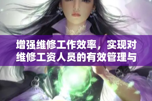 增强维修工作效率，实现对维修工资人员的有效管理与驯化