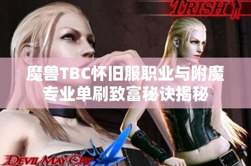 魔兽TBC怀旧服职业与附魔专业单刷致富秘诀揭秘