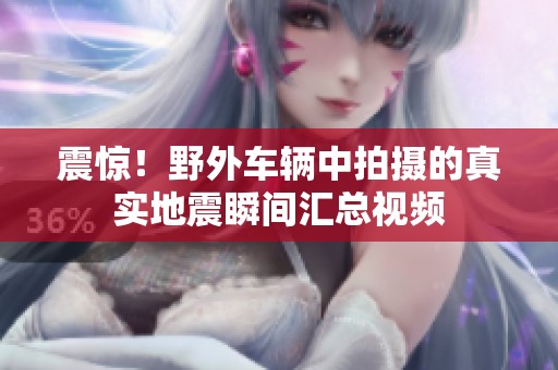 震惊！野外车辆中拍摄的真实地震瞬间汇总视频