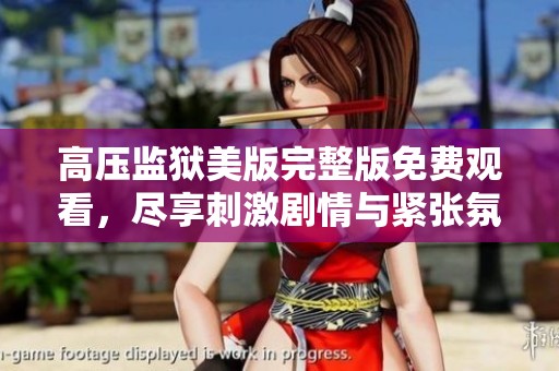 高压监狱美版完整版免费观看，尽享刺激剧情与紧张氛围