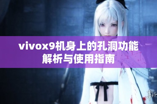 vivox9机身上的孔洞功能解析与使用指南