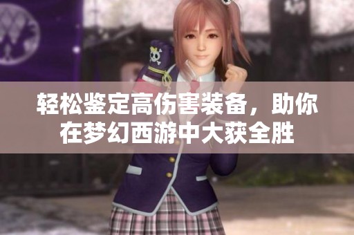 轻松鉴定高伤害装备，助你在梦幻西游中大获全胜