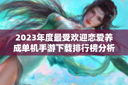 2023年度最受欢迎恋爱养成单机手游下载排行榜分析