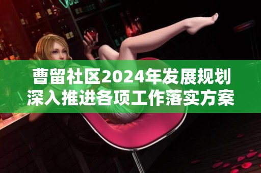 曹留社区2024年发展规划深入推进各项工作落实方案