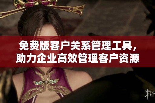 免费版客户关系管理工具，助力企业高效管理客户资源