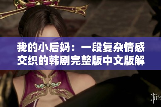 我的小后妈：一段复杂情感交织的韩剧完整版中文版解析