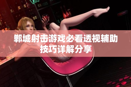 郸城射击游戏必看透视辅助技巧详解分享