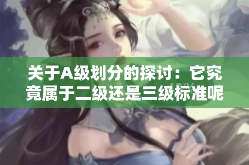 关于A级划分的探讨：它究竟属于二级还是三级标准呢