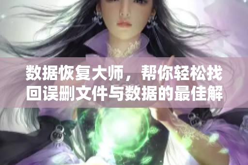 数据恢复大师，帮你轻松找回误删文件与数据的最佳解决方案