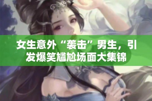 女生意外“袭击”男生，引发爆笑尴尬场面大集锦