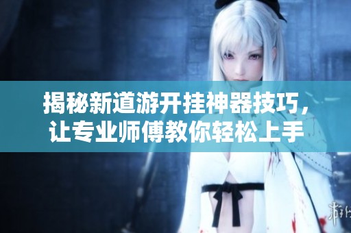 揭秘新道游开挂神器技巧，让专业师傅教你轻松上手
