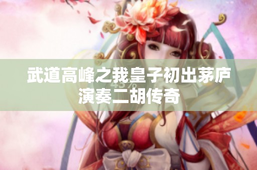 武道高峰之我皇子初出茅庐演奏二胡传奇