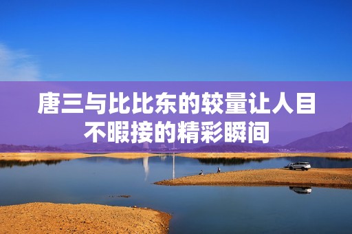 唐三与比比东的较量让人目不暇接的精彩瞬间