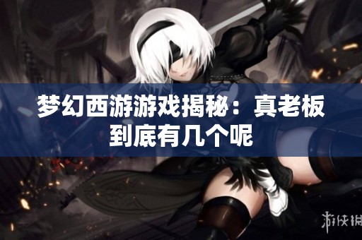 梦幻西游游戏揭秘：真老板到底有几个呢