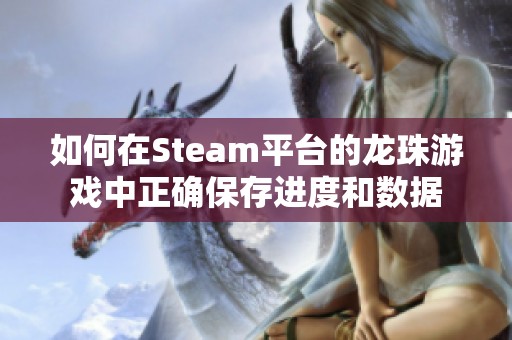 如何在Steam平台的龙珠游戏中正确保存进度和数据