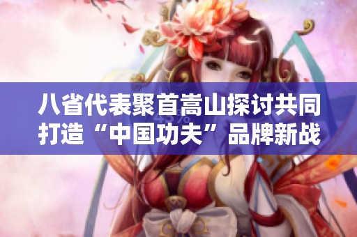 八省代表聚首嵩山探讨共同打造“中国功夫”品牌新战略