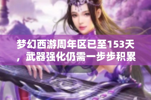 梦幻西游周年区已至153天，武器强化仍需一步步积累