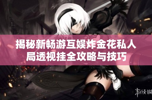 揭秘新畅游互娱炸金花私人局透视挂全攻略与技巧